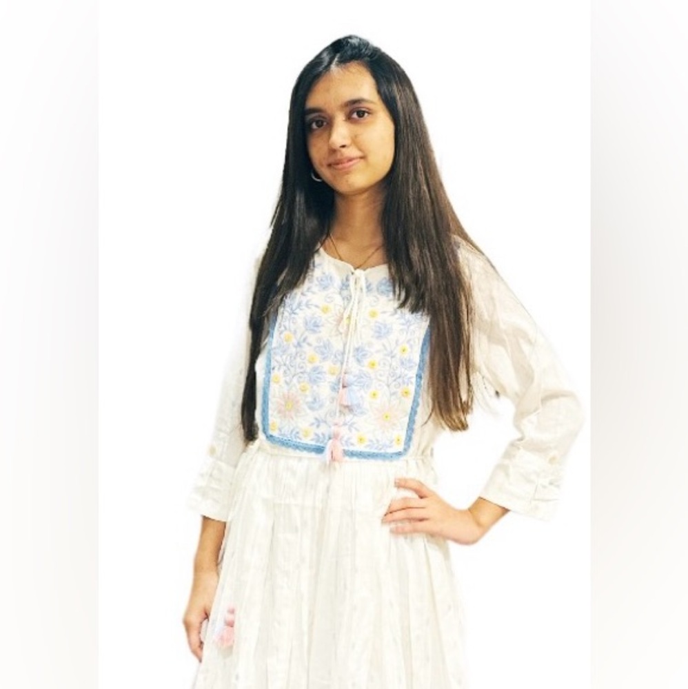 Organic cotton dress by Cliff.  New with Tags